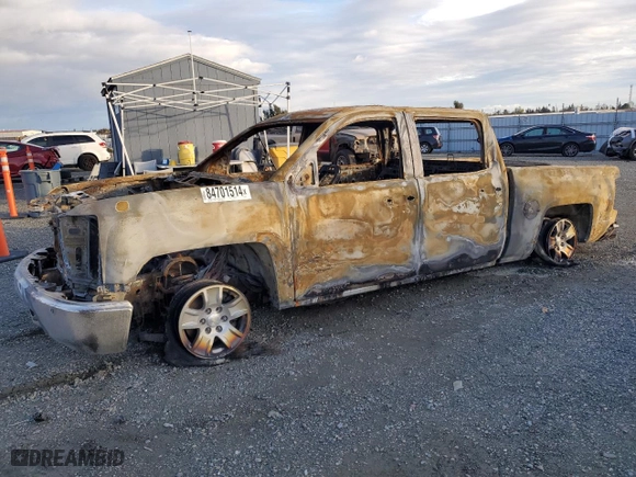 2014 Chevrolet Silverado 1500 LT with VIN 3GCUKREH8EG439397, listed as a Copart auction lot 84701514 with 0 mi miles and Non Repairable. Bid and sale history available at carsss.com. Image 1.