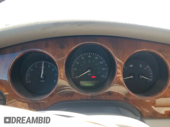 1998 Jaguar XJ with VIN SAJHX1247WC841374, listed as a Copart auction lot 51693595 with 109,509 mi miles and Clean Title. Bid and sale history available at DreamBid. Image 9.