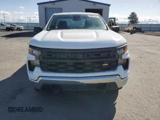 2023 Chevrolet Silverado 1500 Work Truck with VIN 3GCNAAED7PG301679, listed as a Copart auction lot 52553185 with 7,929 mi miles and Clean Title. Bid and sale history available at carsss.com. Image 5.