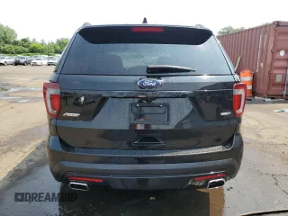 2017 Ford Explorer Sport with VIN 1FM5K8GT2HGB85830, listed as a Copart auction lot 59682215 with 89,981 mi miles and Salvage title. Bid and sale history available at DreamBid. Image 6.
