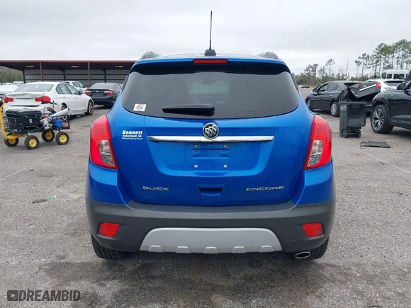 2015 Buick Encore Convenience with VIN KL4CJBSB3FB123240, listed as a IAAI auction lot 41176651 with 159,147 mi miles. Bid and sale history available at carsss.com. Image 17.