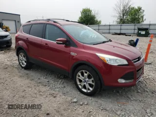 2013 Ford Escape SEL with VIN 1FMCU9H95DUC64981, listed as a Copart auction lot 59141045 with 160,054 mi miles and Salvage title. Bid and sale history available at DreamBid. Image 4.