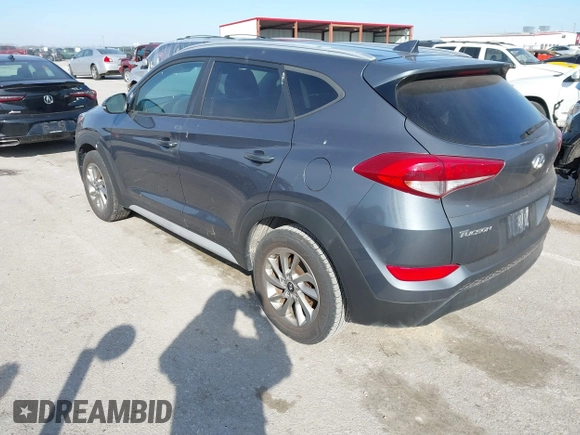 2017 Hyundai Tucson SE Plus with VIN KM8J33A40HU459575, listed as a IAAI auction lot 41703139 with 189,955 mi miles. Bid and sale history available at carsss.com. Image 3.