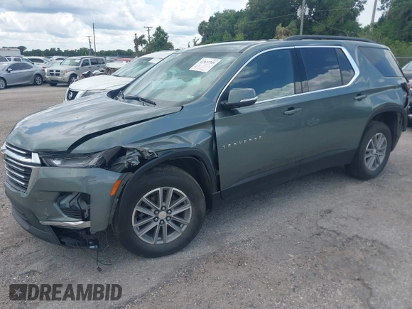 2023 Chevrolet Traverse LT Cloth z VIN 1GNERGKW6PJ110388, wystawiony jako IAAI lot #41922769 z przebiegiem 59 186 mil mil oraz . Historia ofert i sprzedaży dostępna na DreamBid. Obrazek 19.