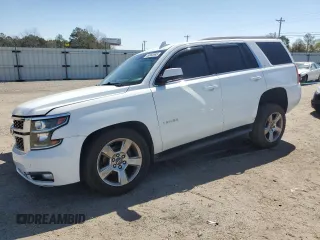 2015 Chevrolet Tahoe LT with VIN 1GNSCBKC1FR661681, listed as a Copart auction lot 49865695 with 191,306 mi miles and Salvage Title. Bid and sale history available at DreamBid. Image 1.