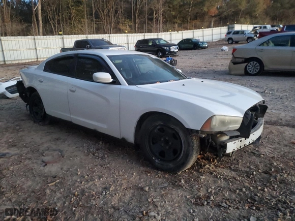 2014 Dodge Charger Police with VIN 2C3CDXAT5EH290097, listed as a Copart auction lot 83330464 with 188,086 mi miles and Salvage Title. Bid and sale history available at carsss.com. Image 4.