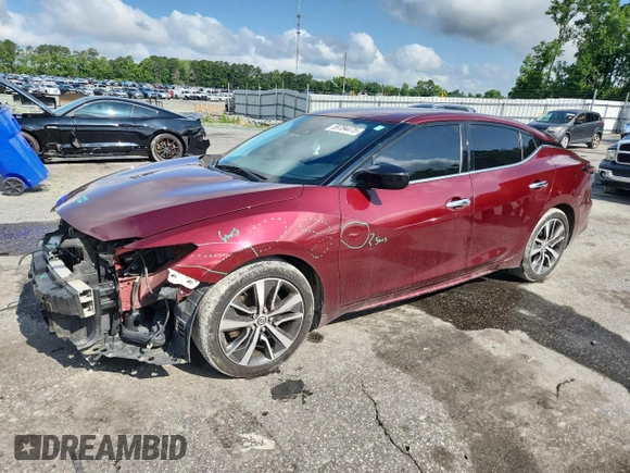 2020 Nissan Maxima S with VIN 1N4AA6BV2LC378259, listed as a Copart auction lot 59784475 with 123,973 mi miles and Salvage title. Bid and sale history available at DreamBid. Image 1.