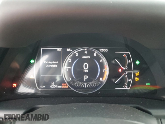 2024 Lexus ES 350 Luxury with VIN 58AEZ1B10RU162681, listed as a Copart auction lot 69149124 with 6,204 mi miles and Salvage title. Bid and sale history available at DreamBid. Image 9.