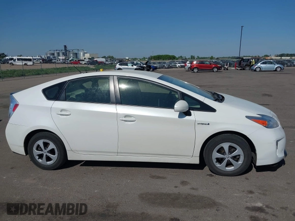 2013 Toyota Prius One with VIN JTDKN3DU3D5546275, listed as a IAAI auction lot 42241864 with 214,104 mi miles and . Bid and sale history available at DreamBid. Image 13.