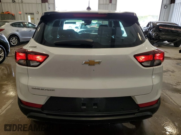 2021 Chevrolet TrailBlazer LS with VIN KL79MMS25MB154275, listed as a Copart auction lot 54921474 with 21,767 mi miles and Salvage Title. Bid and sale history available at DreamBid. Image 6.
