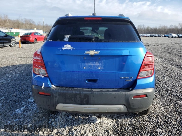 2016 Chevrolet Trax LT with VIN KL7CJPSB2GB761013, listed as a Copart auction lot 51983705 with 114,741 mi miles and Salvage Title. Bid and sale history available at carsss.com. Image 6.