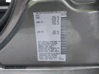 2024 Nissan Altima SV with VIN 1N4BL4DV5RN424969, listed as a IAAI auction lot 42201919 with 22,258 mi miles and . Bid and sale history available at carsss.com. Image 9.
