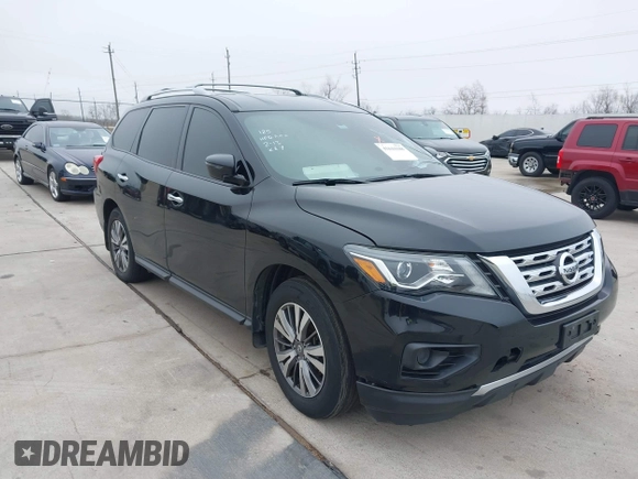 2020 Nissan Pathfinder S with VIN 5N1DR2AN6LC609461, listed as a IAAI auction lot 41644188 with 1 mi miles. Bid and sale history available at carsss.com. Image 1.