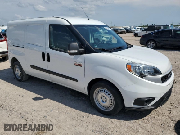 2022 Ram ProMaster City Cargo Tradesman with VIN ZFBHRFAB4N6W88040, listed as a Copart auction lot 54230685 with 58,248 mi miles and Non Repairable. Bid and sale history available at DreamBid. Image 4.