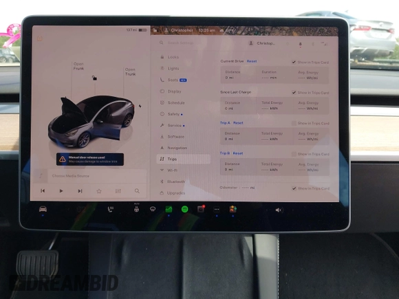 2022 Tesla Model 3 Long Range z VIN 5YJ3E1EB4NF175634, wystawiony jako IAAI lot #42021674 z przebiegiem 39 475 mil mil oraz . Historia ofert i sprzedaży dostępna na DreamBid. Obrazek 7.