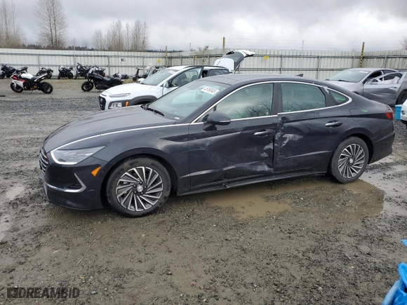 2023 Hyundai Sonata Hybrid Limited with VIN KMHL54JJ2PA055708, listed as a Copart auction lot 45769345 with 32,444 mi miles and Salvage Title. Bid and sale history available at carsss.com. Image 1.