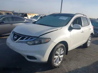 2012 Nissan Murano S with VIN JN8AZ1MU5CW102932, listed as a IAAI auction lot 40895504 with 119,837 mi miles. Bid and sale history available at carsss.com. Image 2.