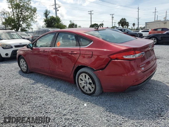 2019 Ford Fusion S with VIN 3FA6P0G75KR246995, listed as a Copart auction lot 50477645 with 79,492 mi miles and Salvage Title. Bid and sale history available at DreamBid. Image 2.
