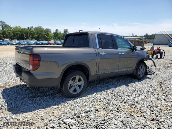 2022 Honda Ridgeline RTL-E with VIN 5FPYK3F73NB038115, listed as a Copart auction lot 49354083 with 8,147 mi miles. Bid and sale history available at carsss.com. Image 3.