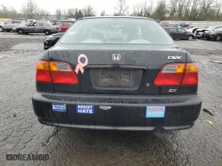 1999 Honda Civic EX with VIN 2HGEJ8644XH541829, listed as a Copart auction lot 45734025 with 129,960 mi miles and Salvage Title. Bid and sale history available at carsss.com. Image 6.