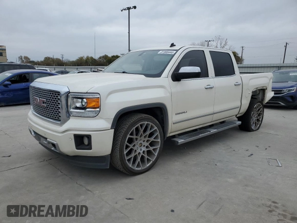 2014 GMC Sierra 1500 Denali z VIN 3GTP1WEC3EG323320, wystawiony jako Copart lot #81966444 z przebiegiem Nie podano mil oraz Szkoda całkowita • Salvage title. Historia ofert i sprzedaży dostępna na DreamBid. Obrazek 1.