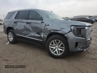 2022 GMC Yukon SLT with VIN 1GKS1BKD7NR330453, listed as a Copart auction lot 41437315 with 34,811 mi miles and Salvage Title. Bid and sale history available at carsss.com. Image 4.