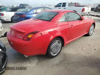 2002 Lexus SC 430 with VIN JTHFN48YX20012798, listed as a Copart auction lot 75269794 with 81,421 mi miles and Non Repairable. Bid and sale history available at DreamBid. Image 3.