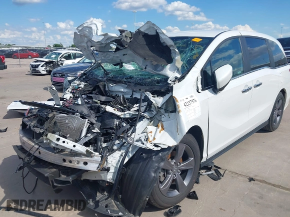 2022 Honda Odyssey EX with VIN 5FNRL6H56NB053487, listed as a IAAI auction lot 42237976 with Not provided miles and . Bid and sale history available at DreamBid. Image 6.