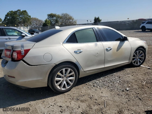 2014 Chevrolet Malibu LTZ with VIN 1G11H5SL8EF194288, listed as a Copart auction lot 46863465 with 0 mi miles and Salvage Title. Bid and sale history available at carsss.com. Image 3.