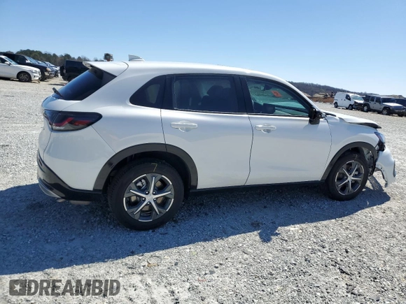 2025 Honda HR-V EX-L with VIN 3CZRZ1H73SM736834, listed as a Copart auction lot 49257865 with 3,477 mi miles and Salvage Title. Bid and sale history available at carsss.com. Image 3.