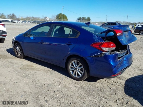 2017 Kia Forte S with VIN 3KPFL4A74HE125350, listed as a IAAI auction lot 41743892 with 110,000 mi miles. Bid and sale history available at carsss.com. Image 3.