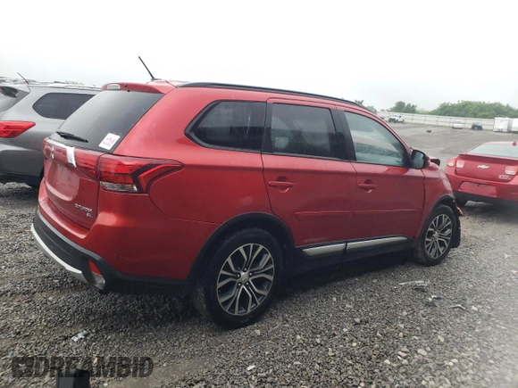 2016 Mitsubishi Outlander SE with VIN JA4AD3A35GZ063663, listed as a Copart auction lot 60103075 with Not provided miles and Salvage title. Bid and sale history available at DreamBid. Image 3.