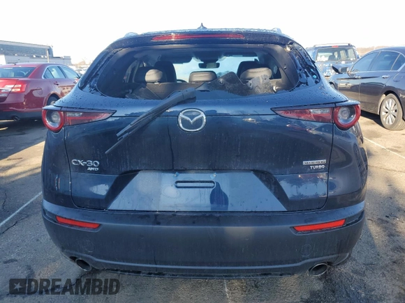 2023 Mazda CX-30 Premium Plus with VIN 3MVDMBEY9PM557107, listed as a Copart auction lot 46893065 with 10,404 mi miles and Salvage title. Bid and sale history available at DreamBid. Image 6.