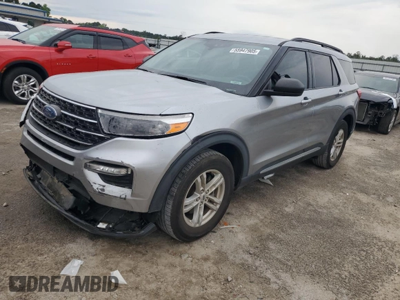 2022 Ford Explorer XLT with VIN 1FMSK7DH3NGB75784, listed as a Copart auction lot 55947905 with 32,622 mi miles and Clean title. Bid and sale history available at DreamBid. Image 1.