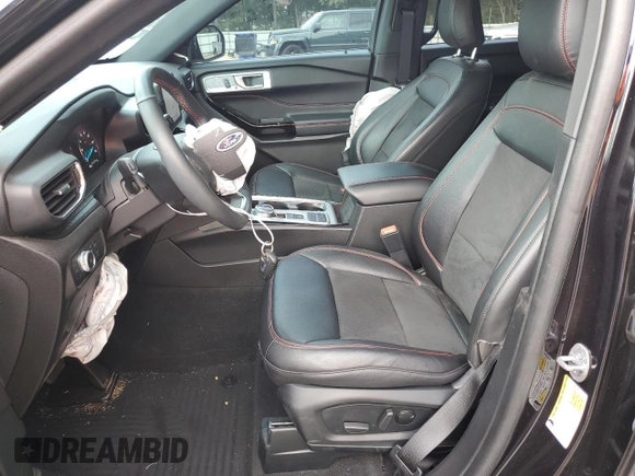 2022 Ford Explorer ST-Line with VIN 1FMSK7KH7NGC50375, listed as a Copart auction lot 69773724 with 12,018 mi miles and Salvage Title. Bid and sale history available at carsss.com. Image 7.