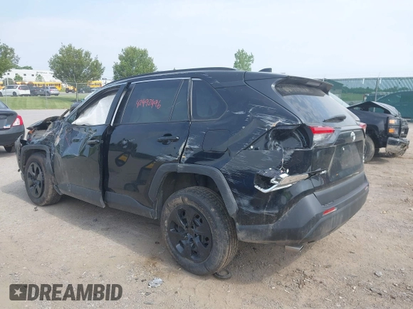 2021 Toyota RAV4 LE with VIN 2T3F1RFV7MC244066, listed as a IAAI auction lot 42492496 with 40,153 mi miles and . Bid and sale history available at DreamBid. Image 3.