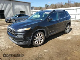 2014 Jeep Cherokee Limited with VIN 1C4PJLDB6EW261579, listed as a Copart auction lot 46664995 with 156,576 mi miles and Salvage Title. Bid and sale history available at carsss.com. Image 1.