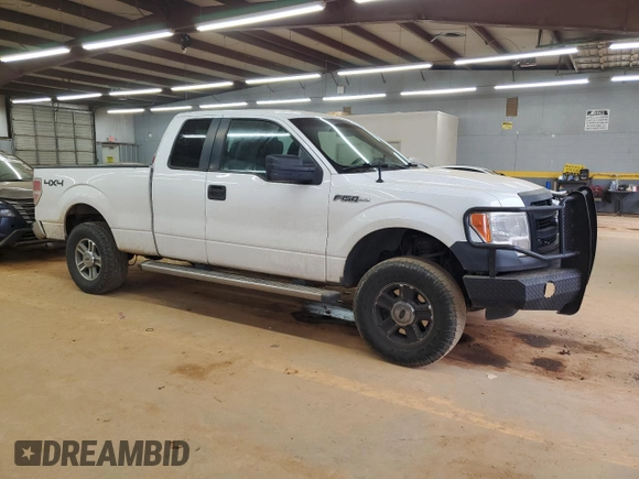 2013 Ford F-150 XL with VIN 1FTFX1EF9DFA16015, listed as a Copart auction lot 46990295 with 244,997 mi miles and Salvage Title. Bid and sale history available at carsss.com. Image 4.