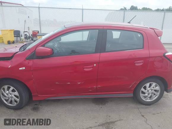 2021 Mitsubishi Mirage ES with VIN ML32AUHJ8MH005953, listed as a IAAI auction lot 42484093 with 62,852 mi miles and . Bid and sale history available at DreamBid. Image 14.