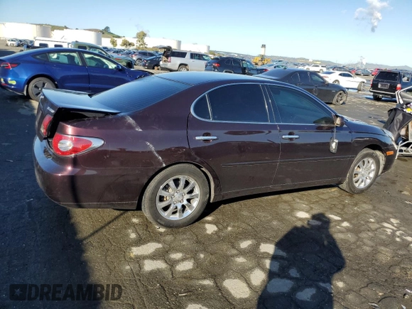 2004 Lexus ES 350 with VIN JTHBA30G945026429, listed as a Copart auction lot 44203505 with 143,927 mi miles and Salvage Title. Bid and sale history available at DreamBid. Image 3.