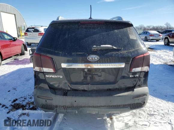 2011 Kia Sorento EX with VIN 5XYKU4A23BG134163, listed as a Copart auction lot 41518075 with 0 mi miles and Clean Title. Bid and sale history available at carsss.com. Image 6.