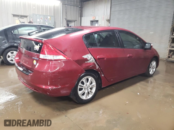 2010 Honda Insight EX with VIN JHMZE2H73AS026375, listed as a Copart auction lot 88539225 with 139,124 mi miles and Salvage Title. Bid and sale history available at DreamBid. Image 3.
