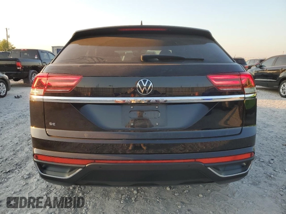 2022 Volkswagen Atlas SE with VIN 1V2JC2CA0NC224224, listed as a Copart auction lot 74612554 with 49,249 mi miles and Salvage title. Bid and sale history available at DreamBid. Image 6.