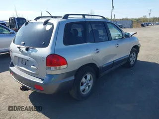2006 Hyundai Santa Fe GLS with VIN KM8SC13D96U071585, listed as a IAAI auction lot 42005602 with 195,143 mi miles. Bid and sale history available at carsss.com. Image 4.