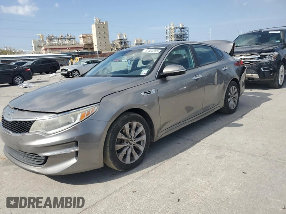 2017 Kia Optima LX with VIN 5XXGT4L36HG139045, listed as a Copart auction lot 47464285 with 191,626 mi miles and Salvage Title. Bid and sale history available at carsss.com. Image 1.