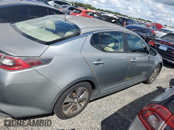2014 Kia Optima Hybrid EX with VIN KNAGN4AD9E5074677, listed as a Copart auction lot 74873534 with 0 mi miles and Non Repairable. Bid and sale history available at carsss.com. Image 3.