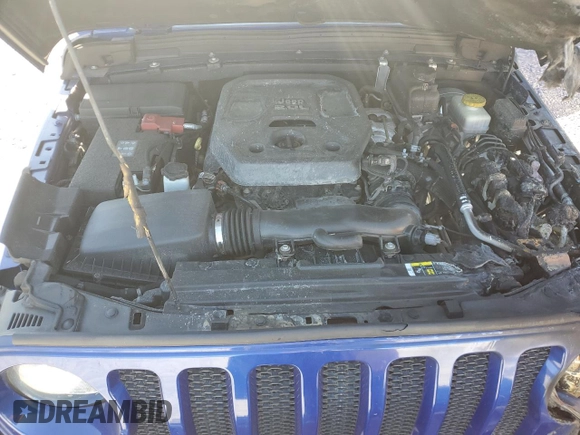 2018 Jeep Wrangler Unlimited Sport z VIN 1C4HJXDN6JW201107, wystawiony jako Copart lot #81801164 z przebiegiem 69 956 mil mil oraz Szkoda całkowita • Salvage title. Historia ofert i sprzedaży dostępna na DreamBid. Obrazek 12.