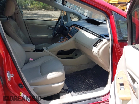 2011 Toyota Prius I with VIN JTDKN3DU9B5319489, listed as a IAAI auction lot 42062283 with 201,317 mi miles. Bid and sale history available at carsss.com. Image 5.