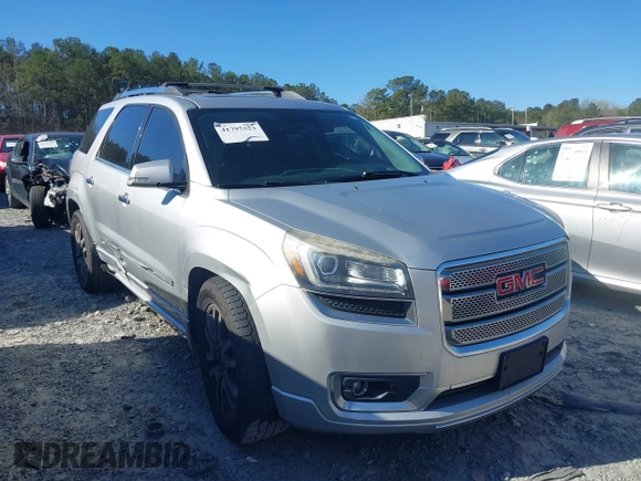 2013 GMC Acadia Denali with VIN 1GKKVTKD4DJ220399, listed as a IAAI auction lot 41797523 with 192,359 mi miles. Bid and sale history available at carsss.com. Image 1.