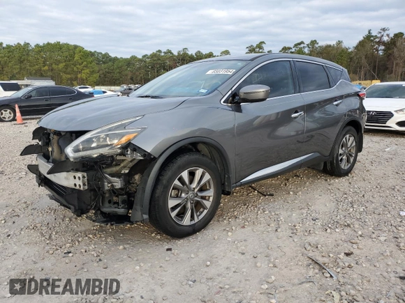 2018 Nissan Murano SV with VIN 5N1AZ2MG5JN193033, listed as a Copart auction lot 85031954 with 81,981 mi miles and Clean Title. Bid and sale history available at DreamBid. Image 1.